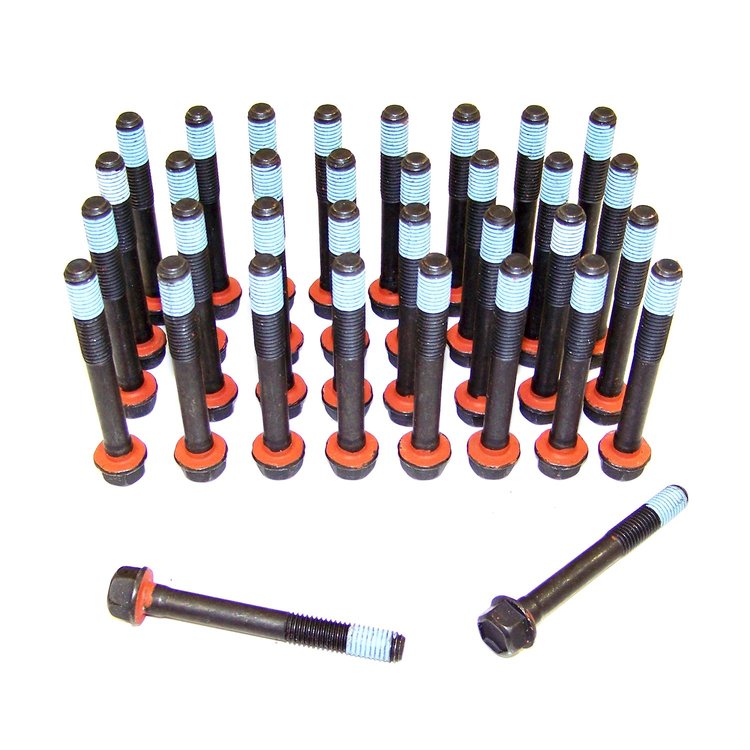Cylinder Head Bolt Set Fits Select 1991-2004 AM General, Chevrolet, GMC & Hummer 6.2L, 6.5L V8 Engines
