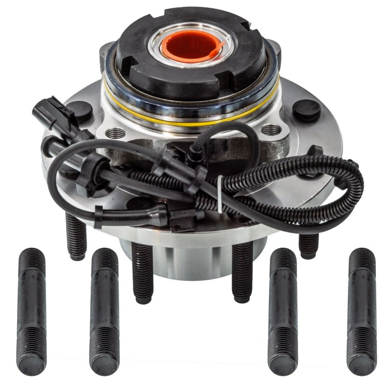 Wheel Bearing and Hub Assembly for 1999-2005, Ford F-350 Super Duty, Ford F-250 Super Duty, 2000-2005 Ford Excursion [Front]