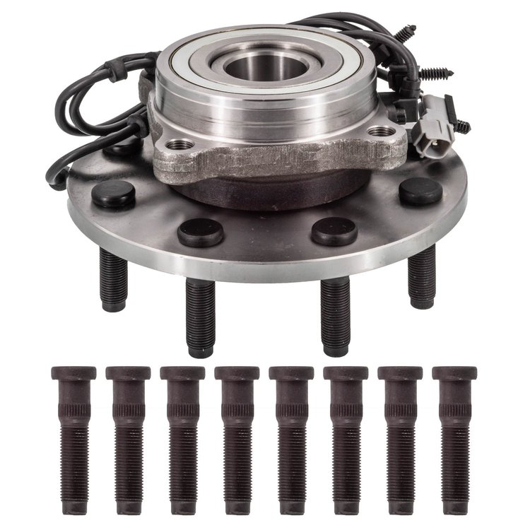 Wheel Bearing and Hub Assembly for 2000-2002 Dodge Ram 3500, Dodge Ram 2500 [Front]