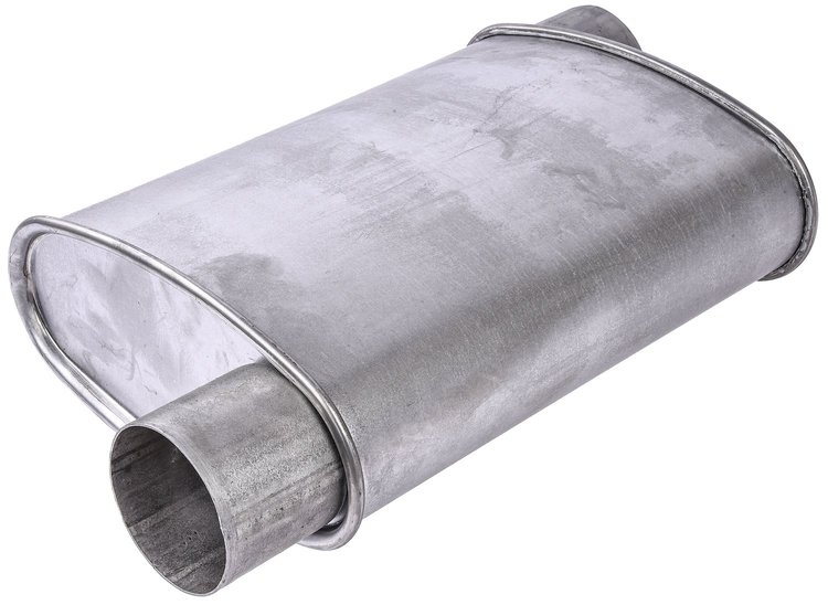 Turbo Muffler [3 in.] Offset/Offset - Reversible