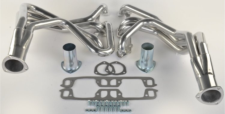 Metallic Ceramic Coated Long Tube Headers for 1967-1980 Small Block Mopar Passenger Car [273-360 ci]