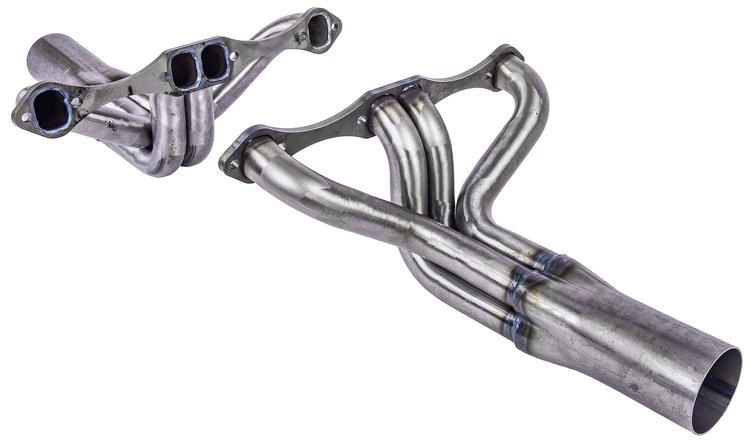IMCA Style Racing Headers for Small Block Chevy [Fender Side Exit]