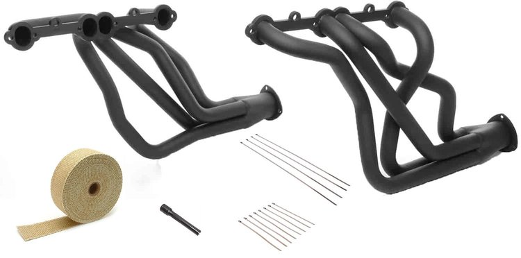 Long Tube Headers and Header Wrap Kit for 1978-1987 GM G-Body [Small Block Chevy 265-400 ci]