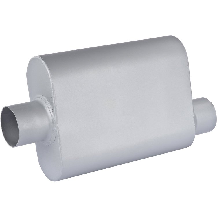 Chambered Deep-Tone Muffler 3 in. Center Inlet / Offset Outlet