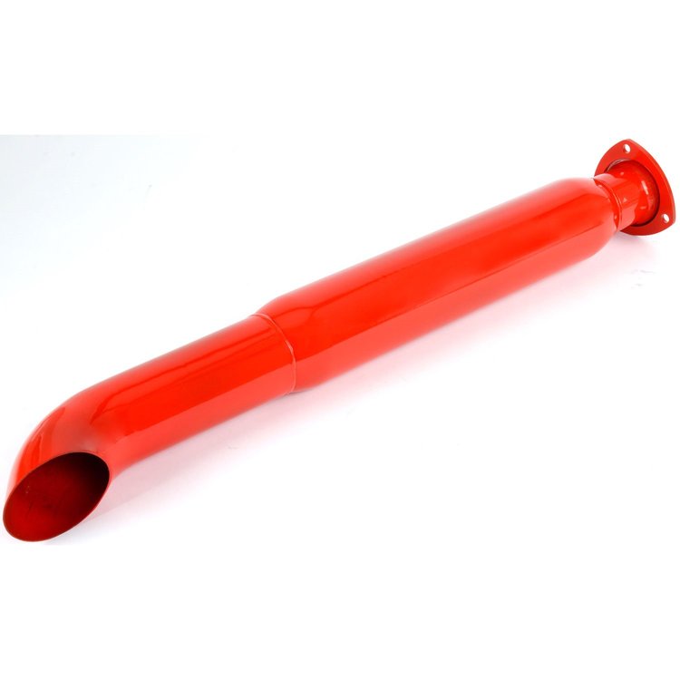30296 - Glasspack Header Muffler with 3 in. Collector [3 in. Turndown Outlet]