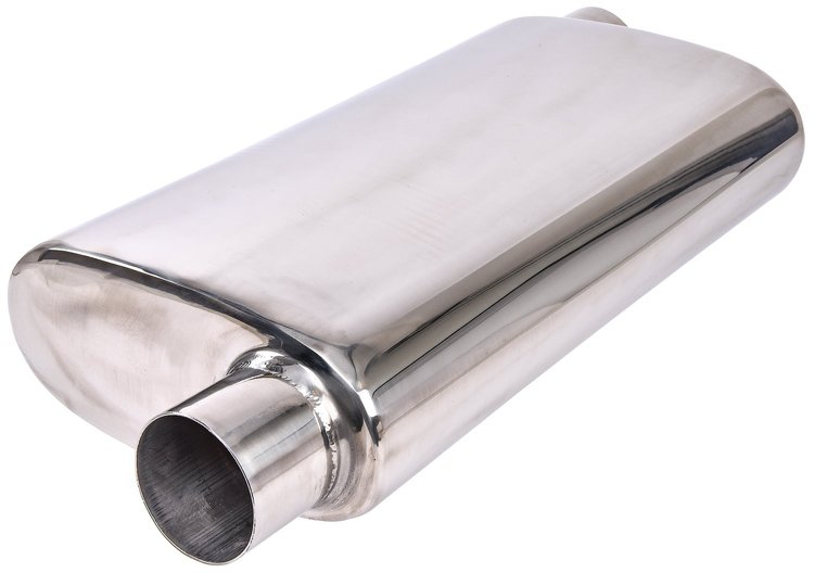 Turbo Muffler [2 1/2 in.] Offset/Offset - Reversible