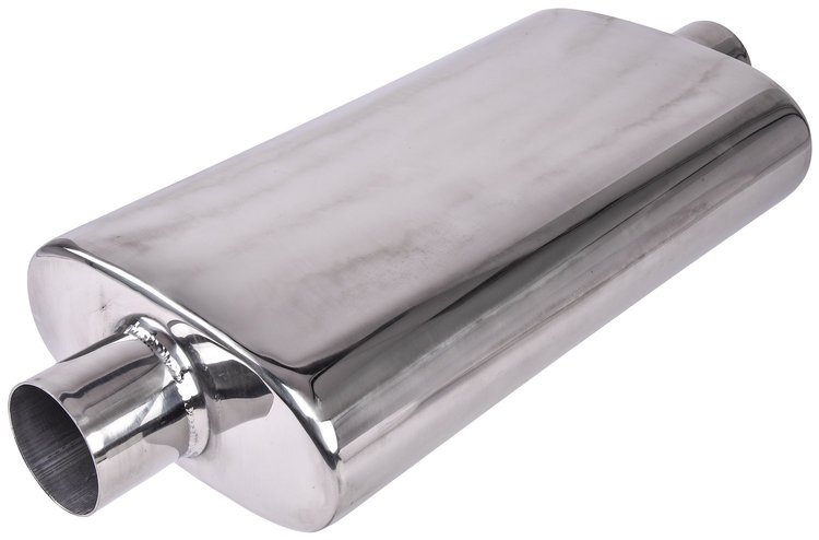 Turbo Muffler [2 1/2 in.] Centered/Centered - Reversible