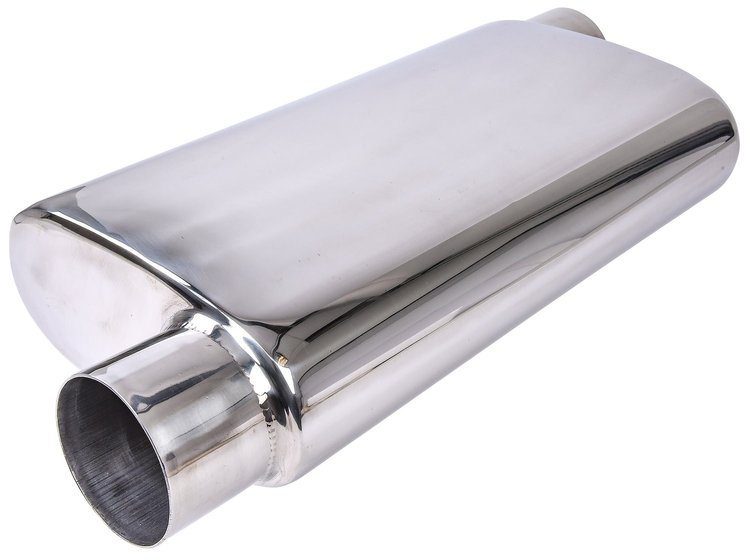 Turbo Muffler [3 in.] Offset/Offset - Reversible