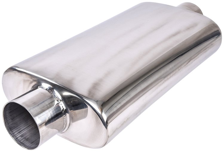 Turbo Muffler [3 in.] Centered/Centered - Reversible