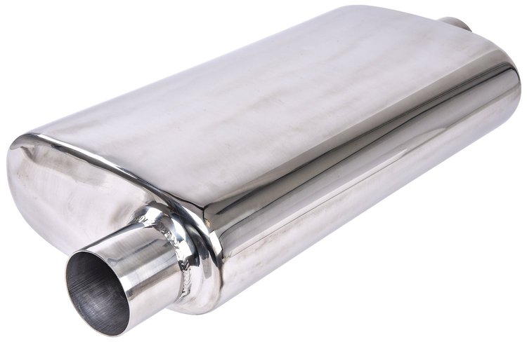 Turbo Muffler [2 1/4 in.] Offset/Centered - Reversible