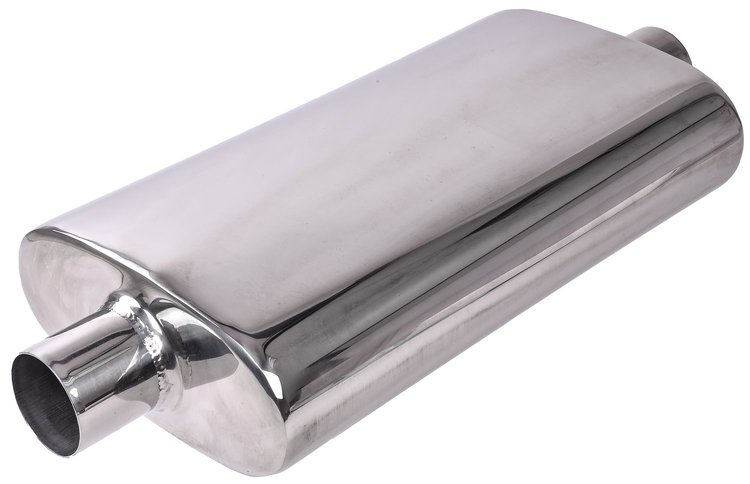 Turbo Muffler [2 1/4 in.] Centered/Centered - Reversible