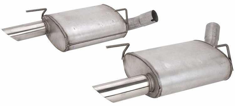 Muffler-Back Exhaust Kit 2005-10 Mustang GT 4.6L 3V