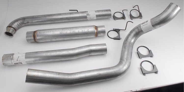 2001-2004-1/2 GM 3/4 & 1 Ton Pick-Up Turbo Diesel Turbo-Back Exhaust System 6.6L Duramax without Converter