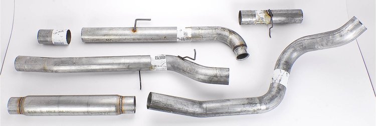 2001-2005 GM 1/2, 3/4 & 1 Ton Pick-Up Turbo Diesel Turbo-Back Exhaust System 6.6L Duramax without Converter