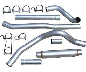 1999-2004 Ford 1/2, 3/4 & 1 Ton Pick-Up Turbo Diesel Turbo-Back Exhaust System 7.3L Diesel w/out Converter
