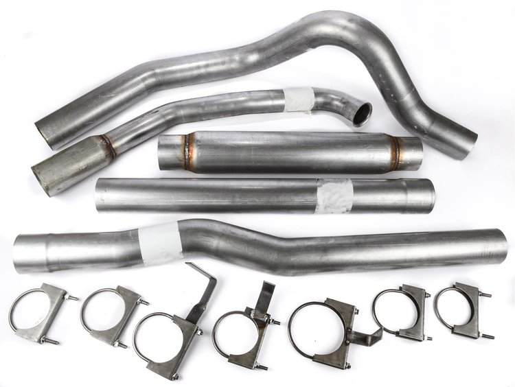 1992-1993 GM 3/4 & 1 Ton Pick-Up Turbo Diesel Turbo-Back Exhaust System GM 6.5L