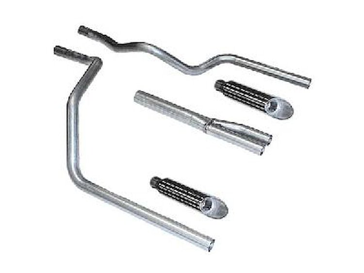 Powertone Muffler-Back System Dual Exit System Fits:
