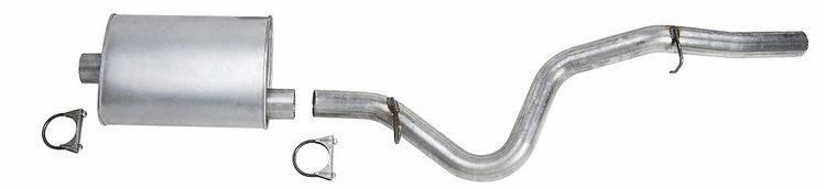 Muffler-Back Single Truck Exhaust System Fits: 1982-03 Chevrolet S-10/GMC Sonoma Pick-Up