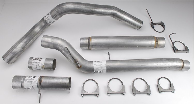 2001-2004-1/2 Chevy/GMC Pick-Up Turbo Diesel Cat-Back Exhaust System 6.6L Duramax with Converter