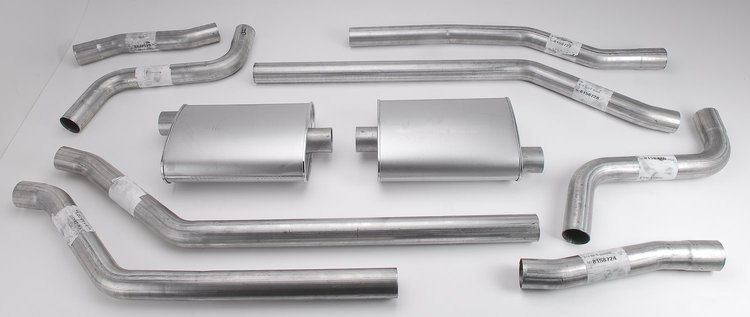 Header-Back Dual 2-1/2 in. Exhaust Kit B-Body