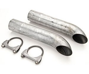 2.5" ID Exhaust Turndowns Pair
