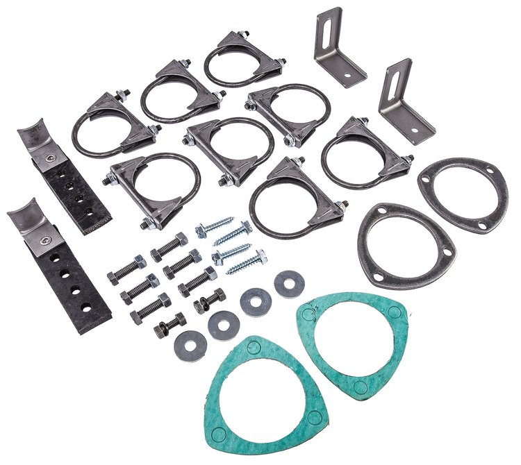 Replacement Hardware Kit [1964-1973 Ford Mustang & 1967-1973 Mercury Cougar, Header-Back Dual 2 1/2 in. Exhaust Kit (555-30543)]