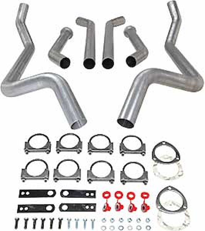 Header-Back Dual 3" Exhaust Kit, 1967-81 Camaro/Firebird