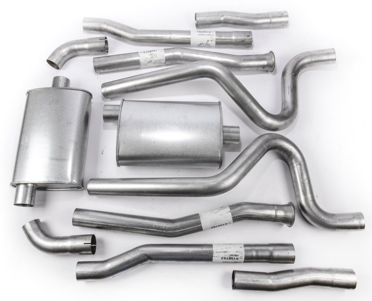 Header-Back Dual 2-1/2 in. Exhaust Kit 1964-1973 Mustang