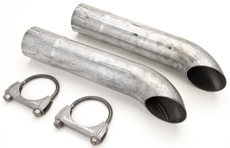 2.5" ID Exhaust Turndowns Pair