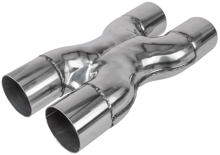 X-Pipe Crossover 2.5" Inlet/Outlet Stainless Steel