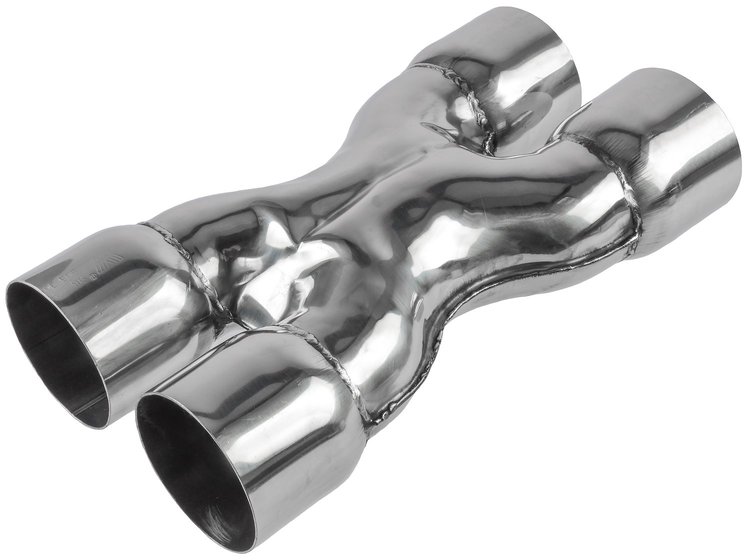 X-Pipe Crossover 3" Inlet/Outlet Stainless Steel