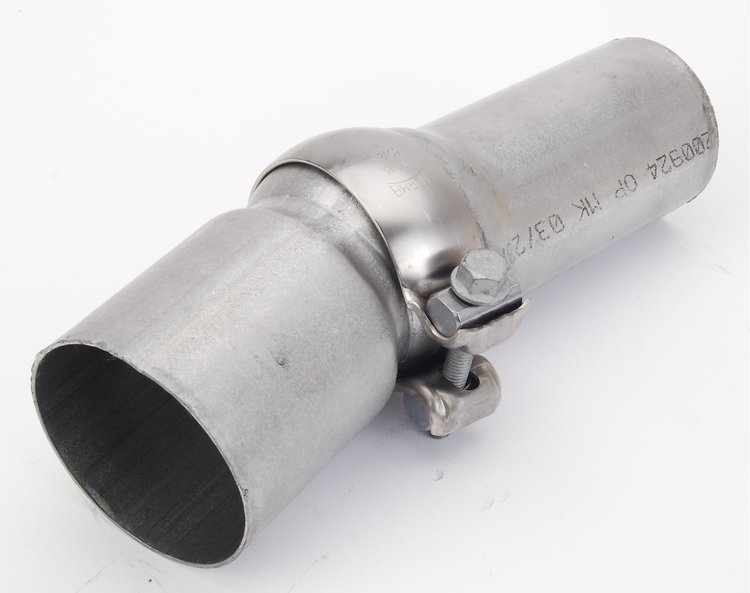 Ball & Socket Exhaust Pipe Connector/Reducer 3" O.D. to 2-1/2" O.D.