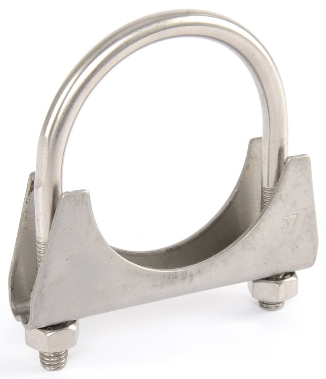 Stainless Steel U-Clamp for 2-1/4" OD Pipe