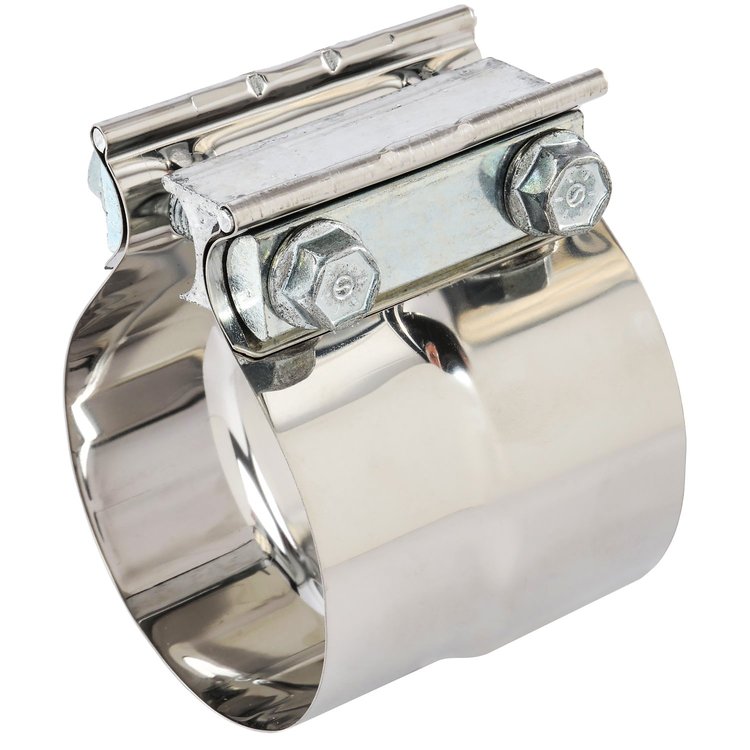 Preformed Exhaust Lap Joint Band Clamp for I.D. O.D. Slip Fit Connection [Fits 3 in. O.D. Pipe]