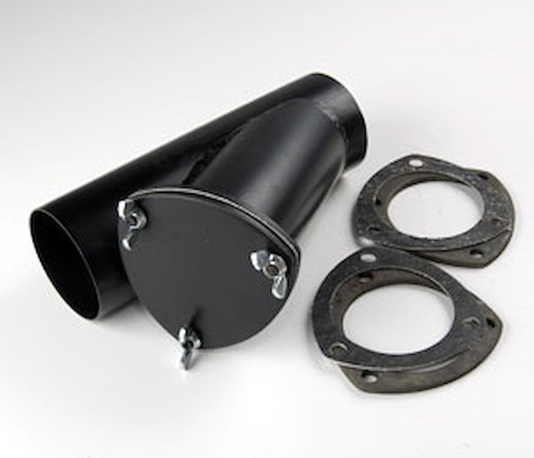 Exhaust Cutout, Manual [3 1/2 in. O.D. Steel]