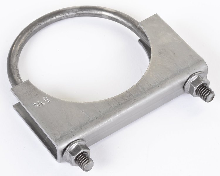 Steel HD U-Clamp for 3-1/2" OD Pipe