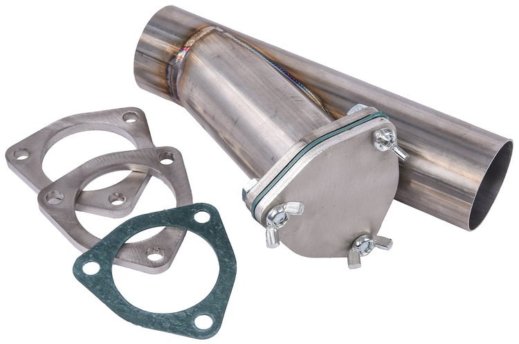 Exhaust Cutout, Manual [3 in. O.D. Stainless Steel]
