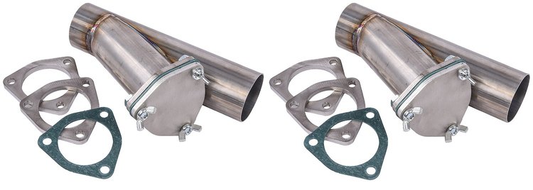 Exhaust Cutout Kit, Manual [3 in. O.D. Stainless Steel]