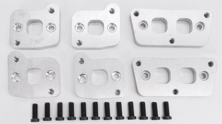 Small Block Chevy to Stahl Header Adapters [5/8 in. Thick]