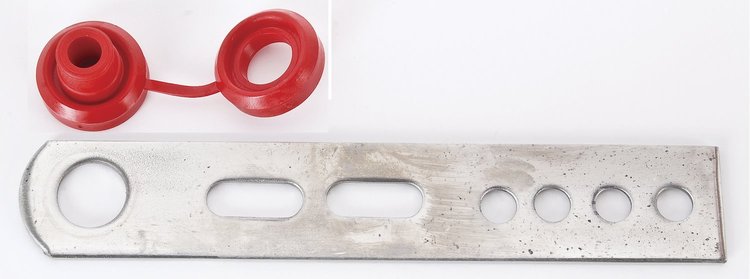 7" Stainless Strap Hanger