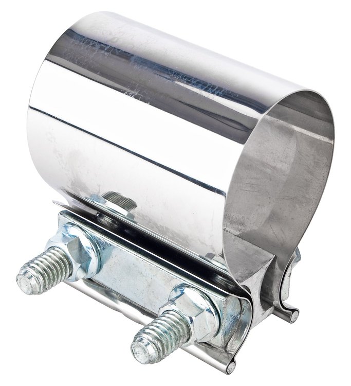 Butt Joint Exhaust Band Clamp Fits 2-1/2 in. OD Pipe
