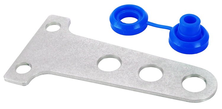 Stainless Steel Bolt-On Exhaust Hanger 5-3/4" H x 3" W