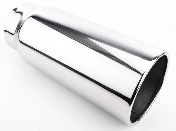 Stainless Exhaust Tip Overall Length: 12 in.