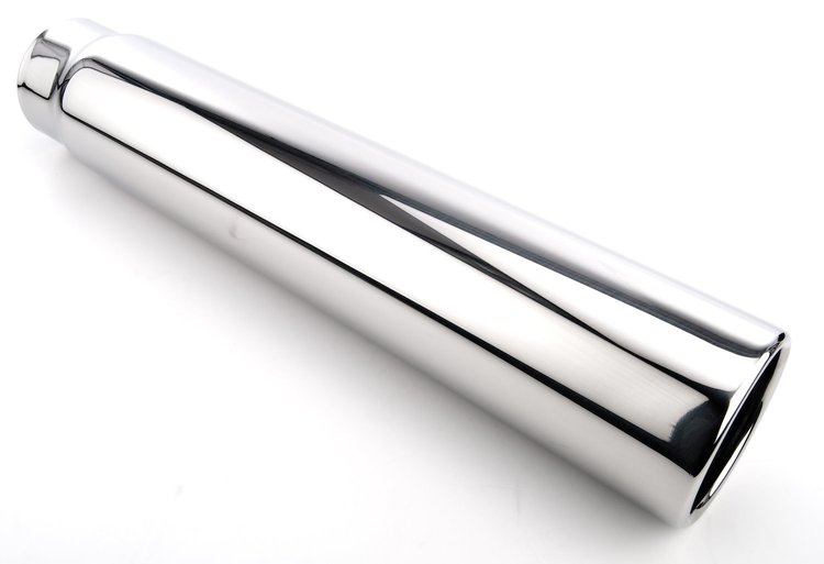 Stainless Exhaust Tip Overall Length: 18 in.