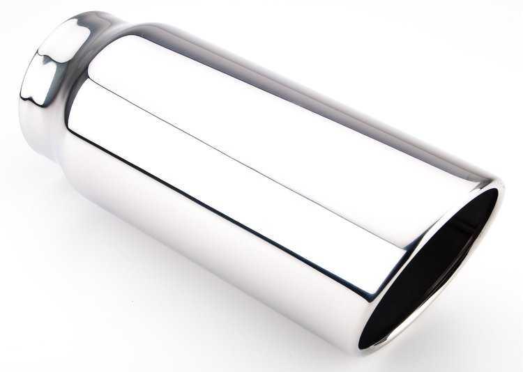Stainless Exhaust Tip Overall Length: 12 in.