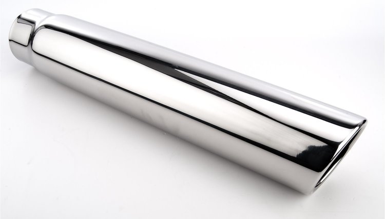 Stainless Exhaust Tip Overall Length: 18 in. Weld-On