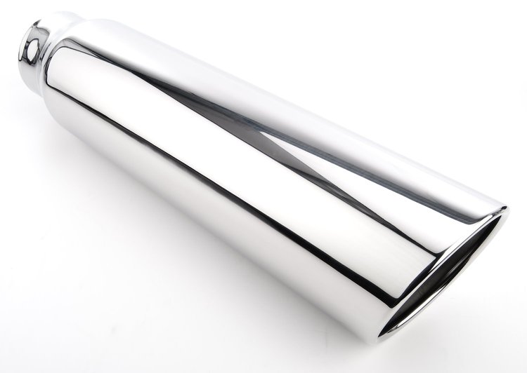 Stainless Exhaust Tip Overall Length: 18 in.