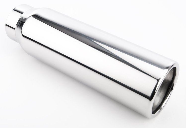 Stainless Exhaust Tip Overall Length: 10 in.