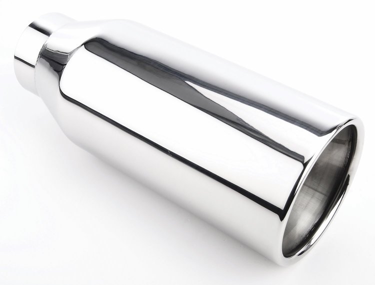 Stainless Exhaust Tip Overall Length: 10 in.
