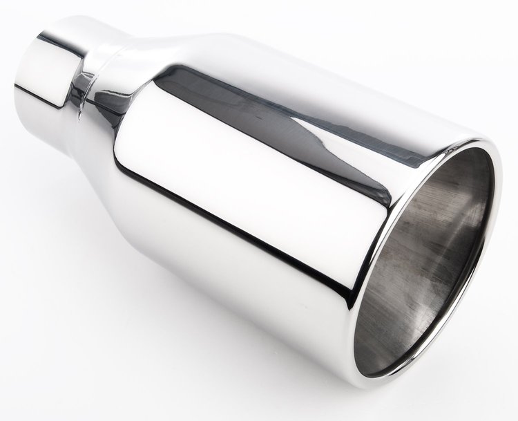 Stainless Exhaust Tip Overall Length: 10 in.